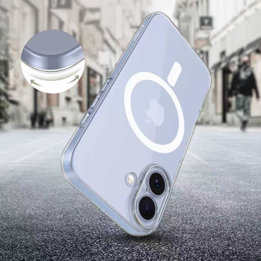 Tech-Protect Tech-Protect iPhone 17 Skal MagSafe FlexAir Transparent - Teknikhallen.se