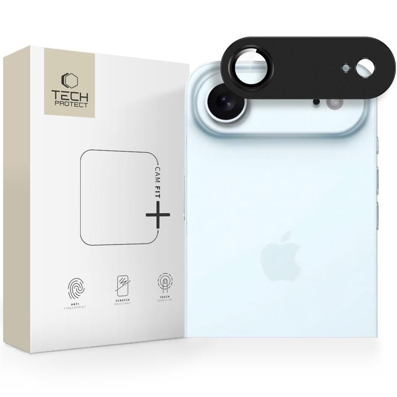 Tech-Protect Tech-Protect iPhone 17 Air Linsskydd CamFull Fit+ Svart - Teknikhallen.se