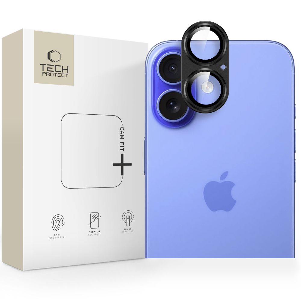 Tech-Protect Tech-Protect iPhone 17 Linsskydd CamFull Fit+ Svart - Teknikhallen.se