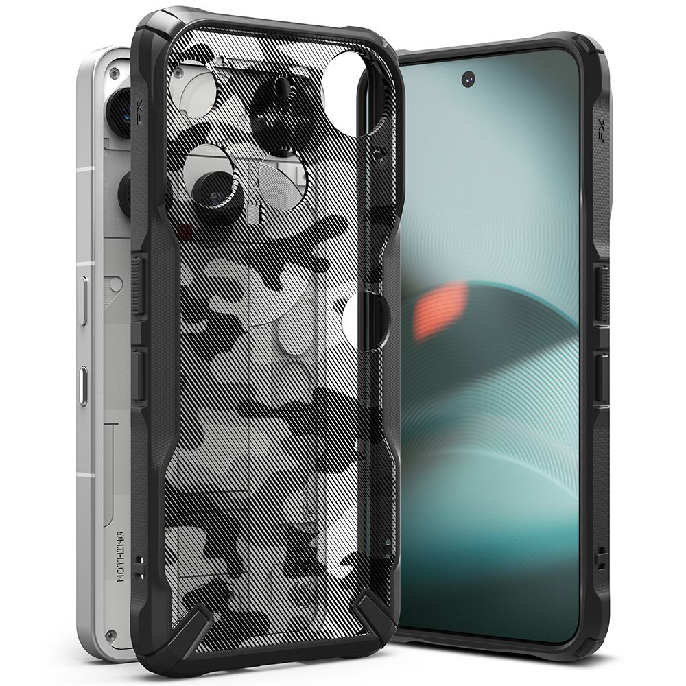 Ringke Ringke Nothing Phone 3 Skal Fusion X Camo Svart - Teknikhallen.se