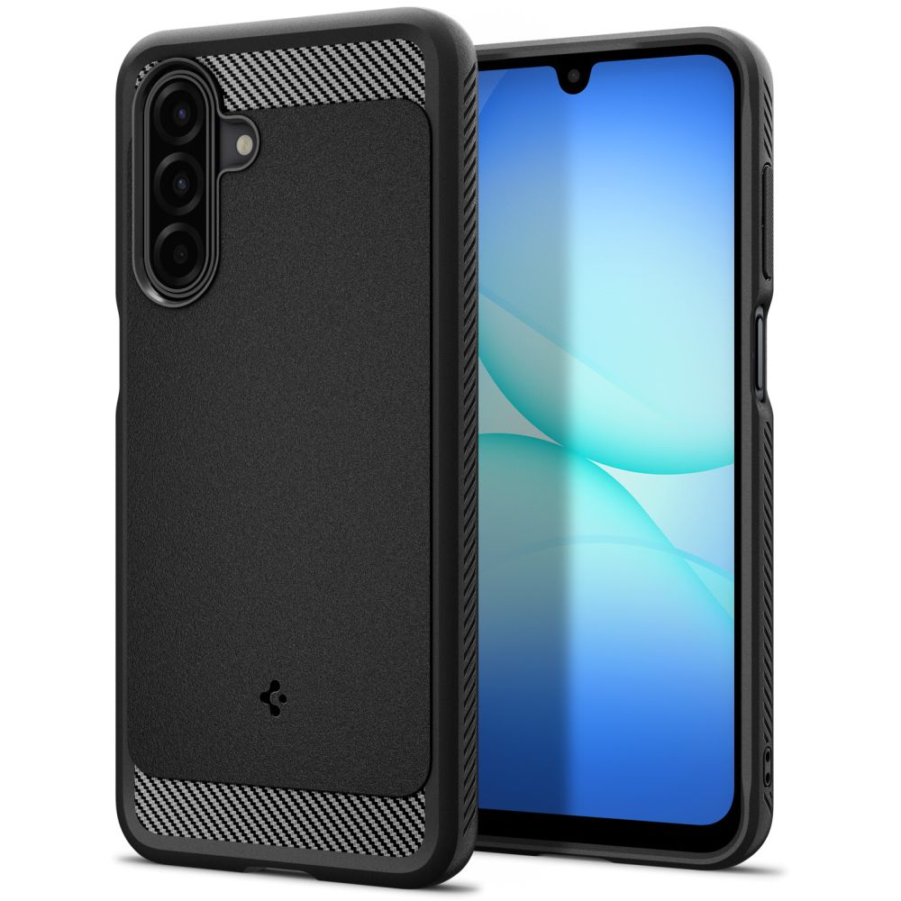 Spigen Spigen Samsung Galaxy A17 Skal Rugged Armor Matt Svart - Teknikhallen.se