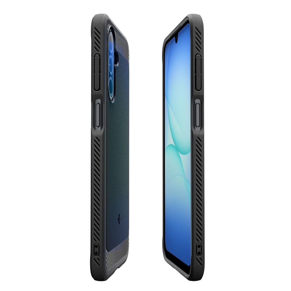 Spigen Spigen Samsung Galaxy A17 Skal Rugged Armor Matt Svart - Teknikhallen.se