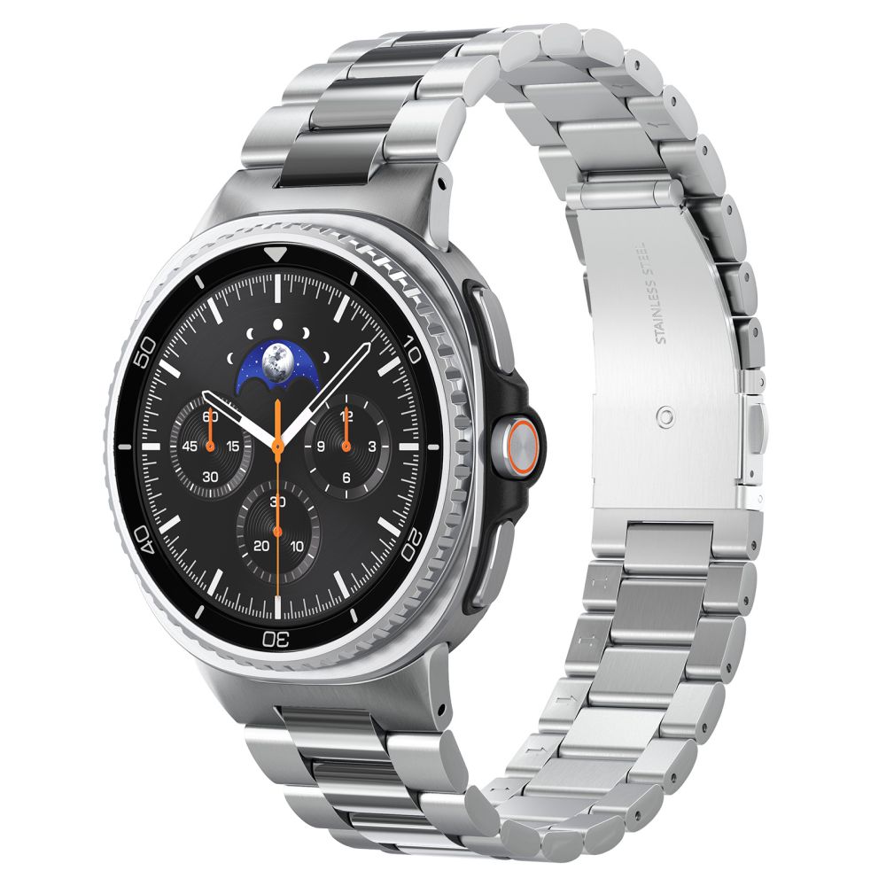 Spigen Spigen Galaxy Watch 8 46/44/40 mm Armband Modern Fit Silver - Teknikhallen.se
