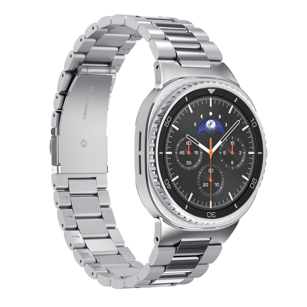 Spigen Spigen Galaxy Watch 8 46/44/40 mm Armband Modern Fit Silver - Teknikhallen.se