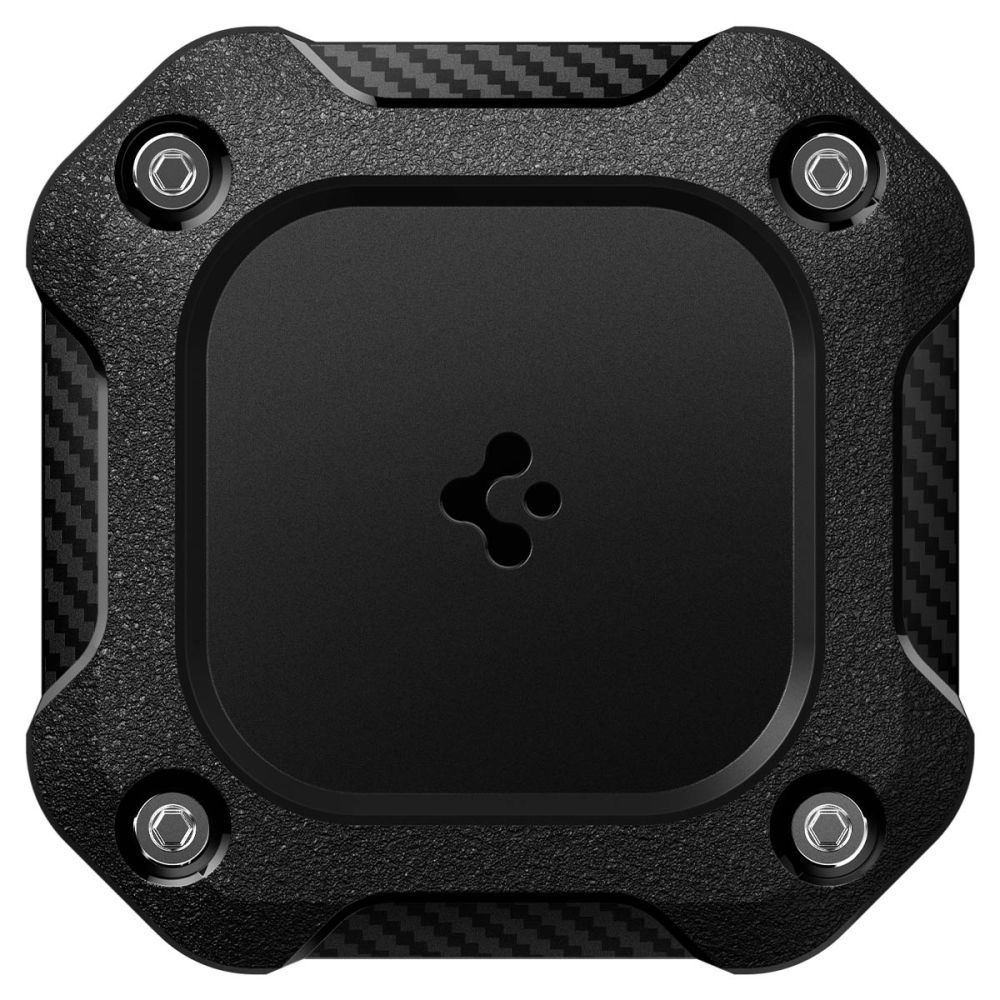 Spigen Spigen Apple AirTag Hållare Med 3M Tejpfästning Tough Armor Svart - Teknikhallen.se