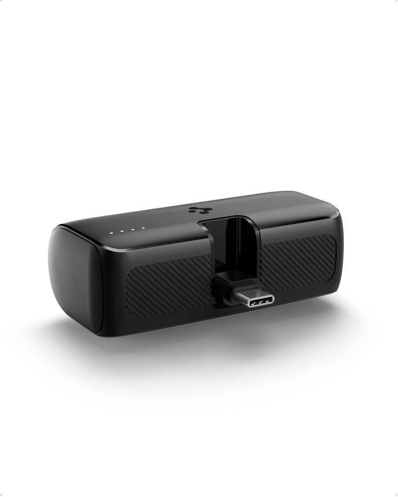 Spigen Spigen 5000 mAh 22.5W Powerbank Svart - Teknikhallen.se