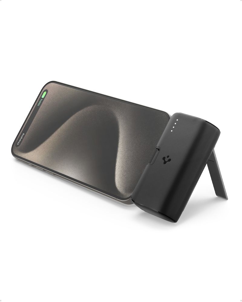 Spigen Spigen 5000 mAh 22.5W Powerbank Svart - Teknikhallen.se