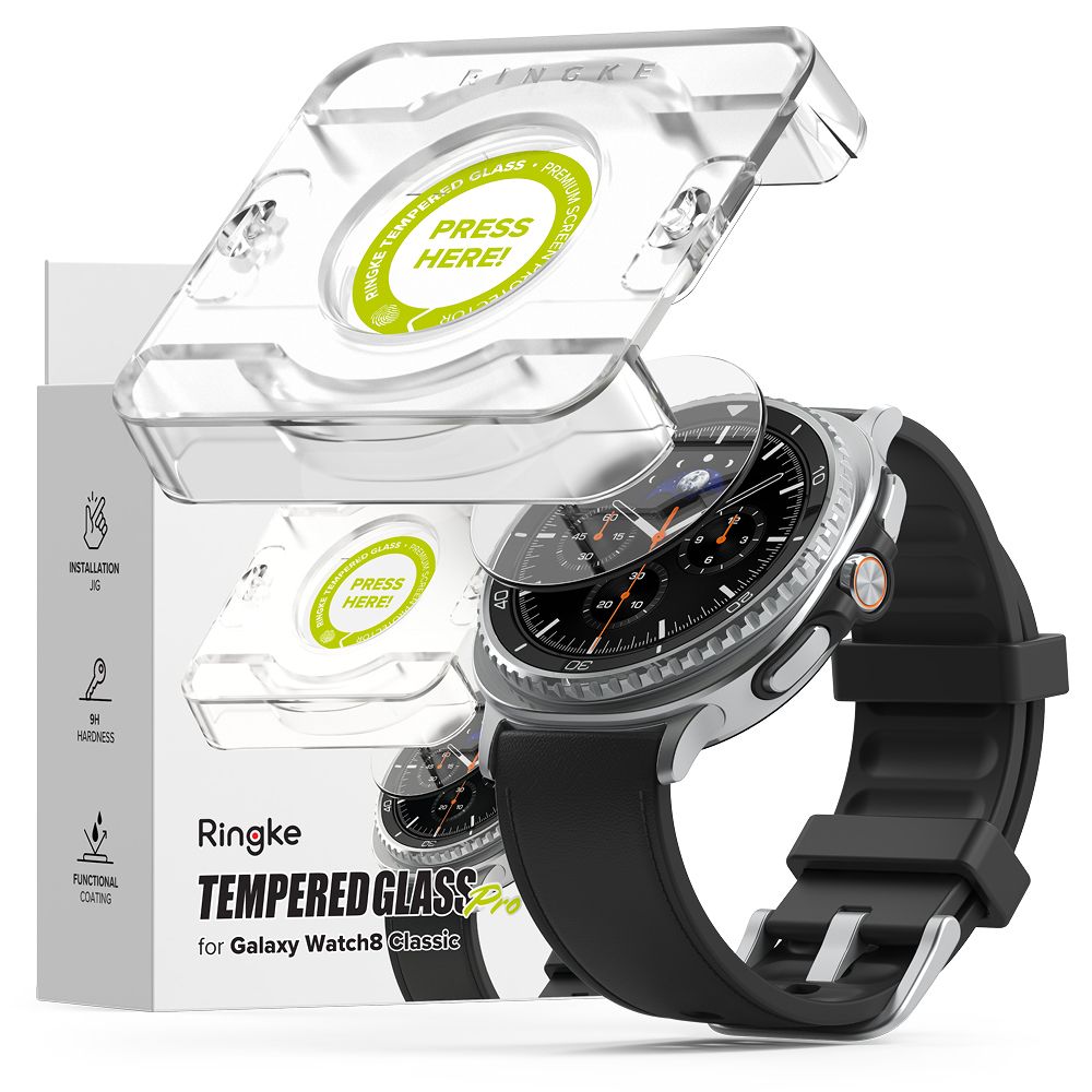 Ringke Ringke Galaxy Watch 8 46 mm 2-PACK Skärmskydd Härdat Glas - Teknikhallen.se