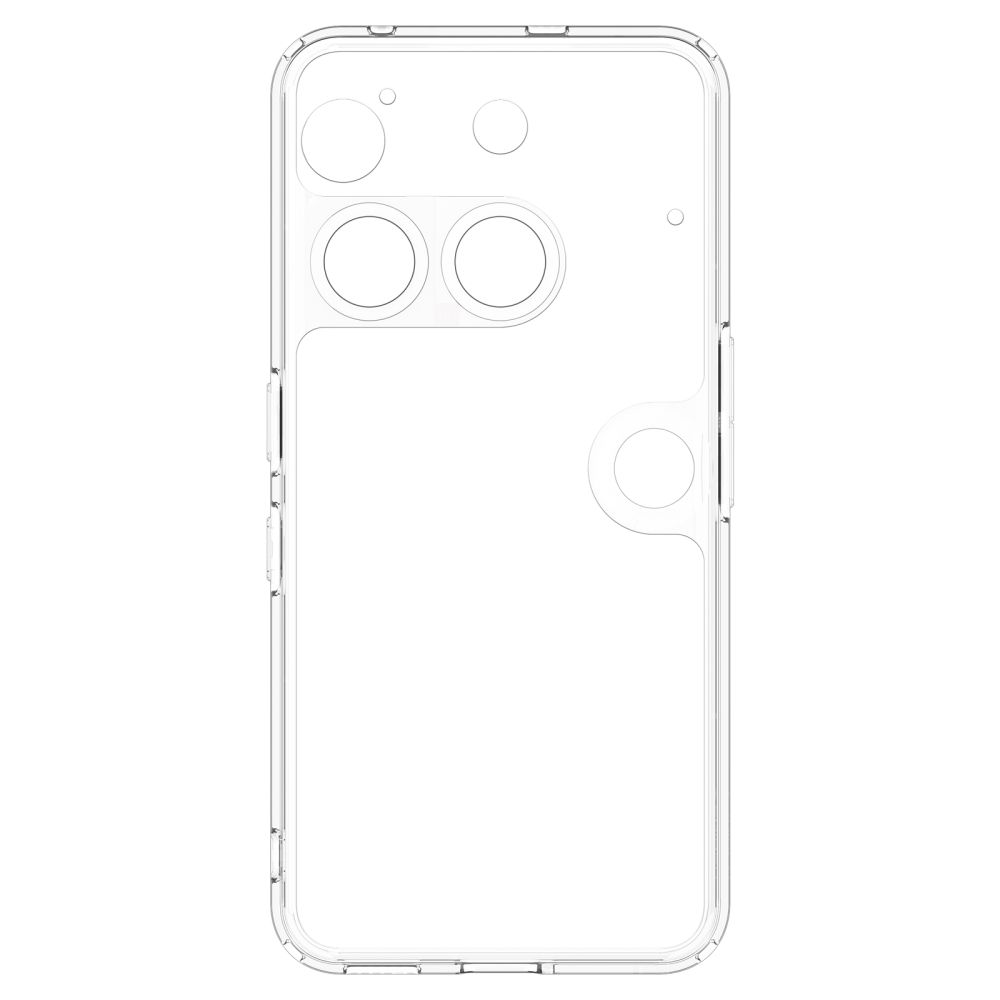Spigen Spigen Nothing Phone 3 Skal Ultra Hybrid Transparent - Teknikhallen.se