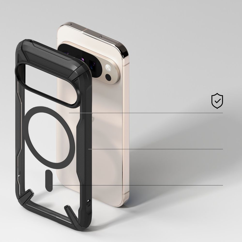 Ringke Ringke Google Pixel 10 / 10 Pro Skal MagSafe Fusion X Svart - Teknikhallen.se
