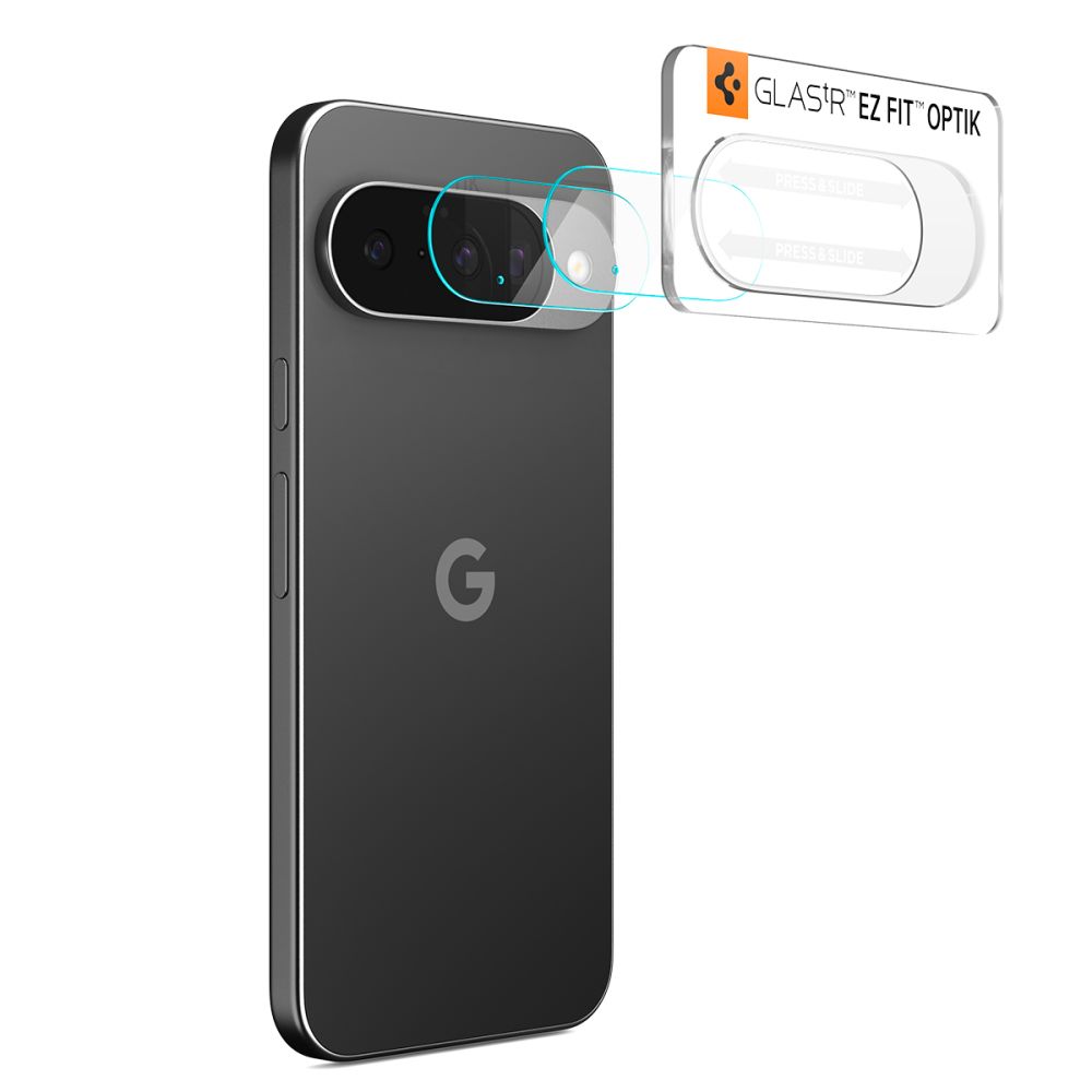 Spigen Spigen Google Pixel 10 2-PACK Linsskydd Optik GLAS.tR Transparent - Teknikhallen.se