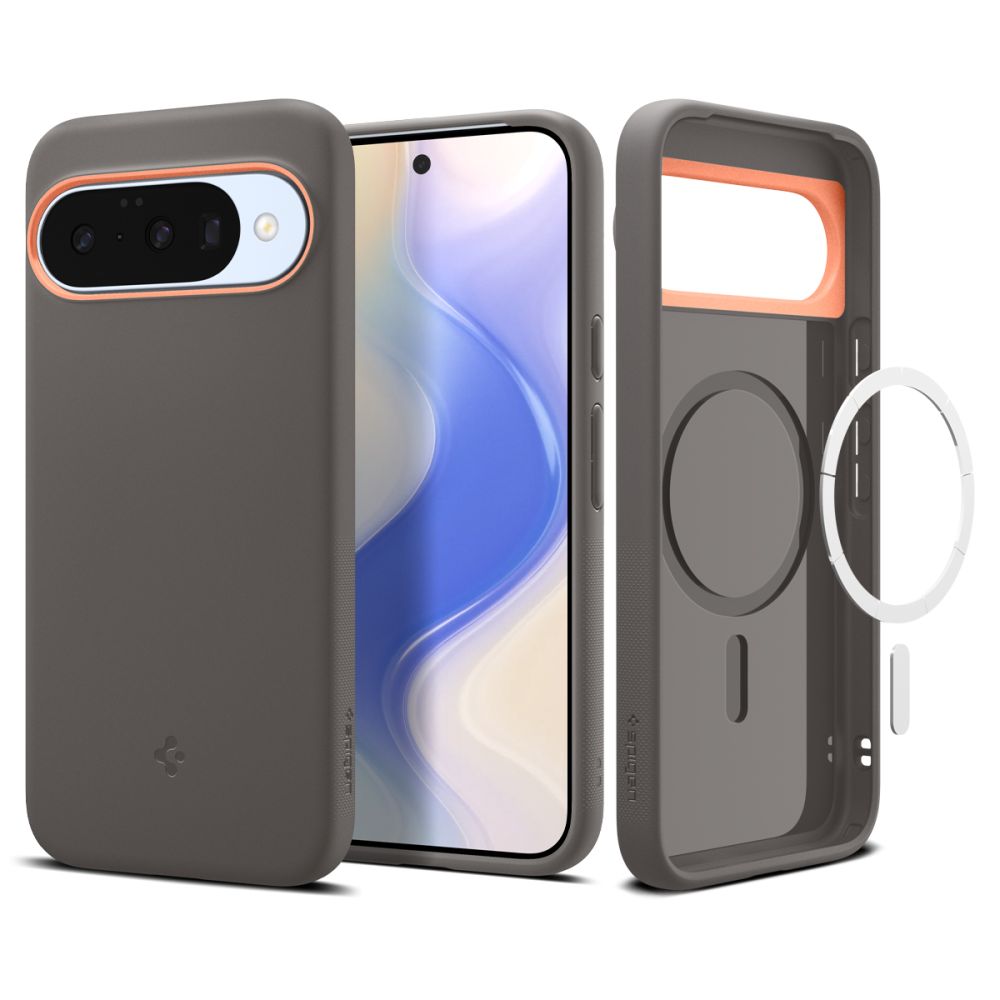 Spigen Spigen Google Pixel 10/10 Pro Skal MagSafe Nano Pop Papaya Grey - Teknikhallen.se