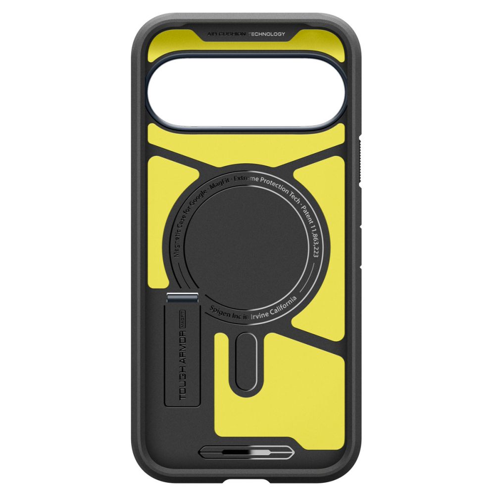 Spigen Spigen Google Pixel 10/10 Pro Skal MagSafe Tough Armor Metal Slate - Teknikhallen.se