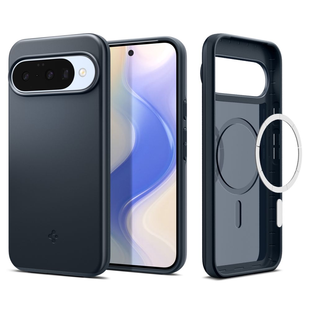 Spigen Spigen Google Pixel 10 / 10 Pro Skal MagSafe Thin Fit Metal Slate - Teknikhallen.se