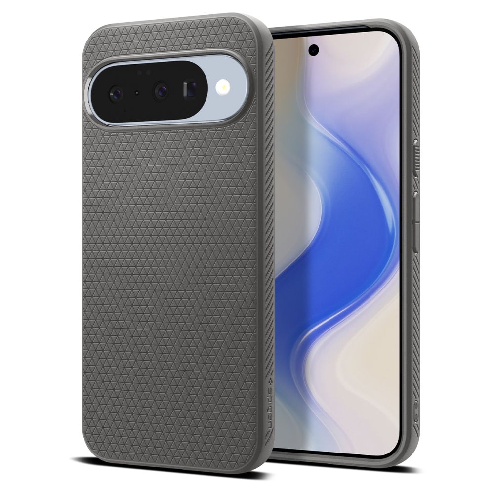 Spigen Spigen Google Pixel 10 / 10 Pro Skal MagSafe Liquid Air Marble Grey - Teknikhallen.se