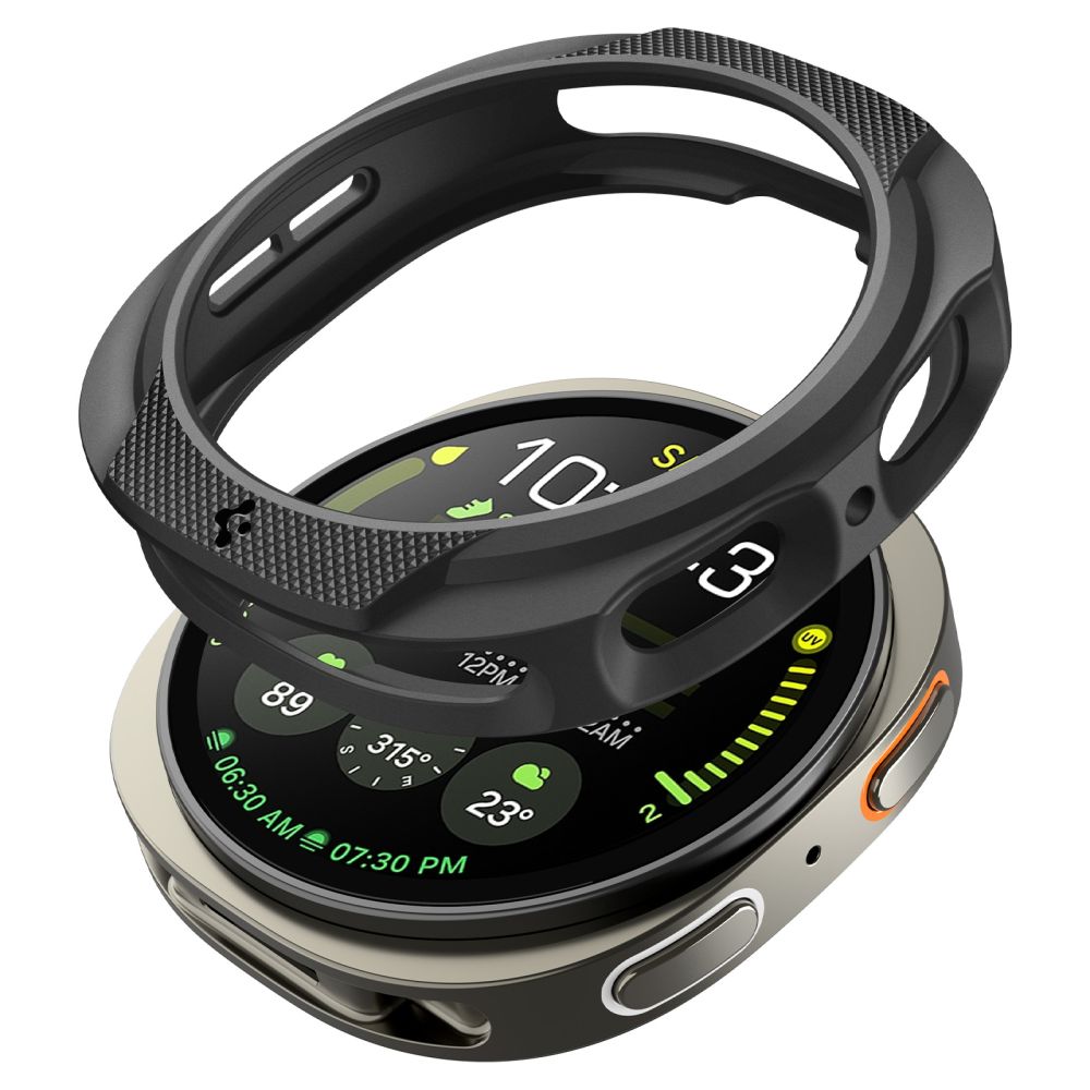 Spigen Spigen Galaxy Watch 8 44 mm Skal Liquid Air Matt Svart - Teknikhallen.se