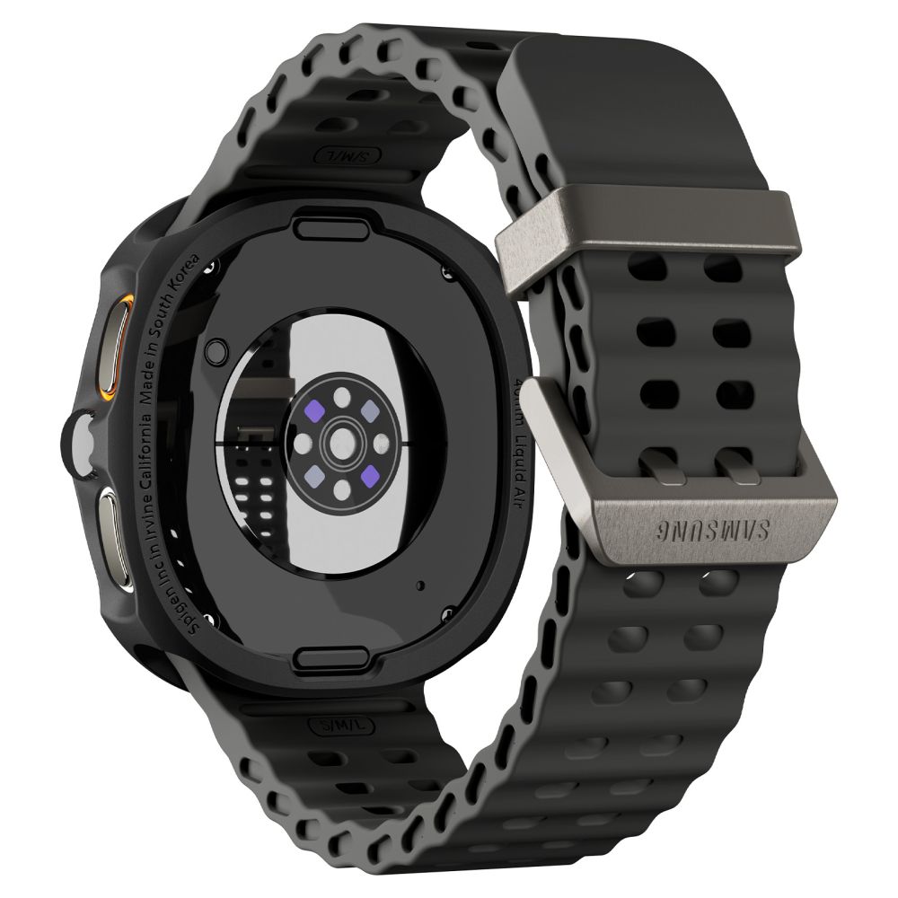 Spigen Spigen Galaxy Watch 8 44 mm Skal Liquid Air Matt Svart - Teknikhallen.se