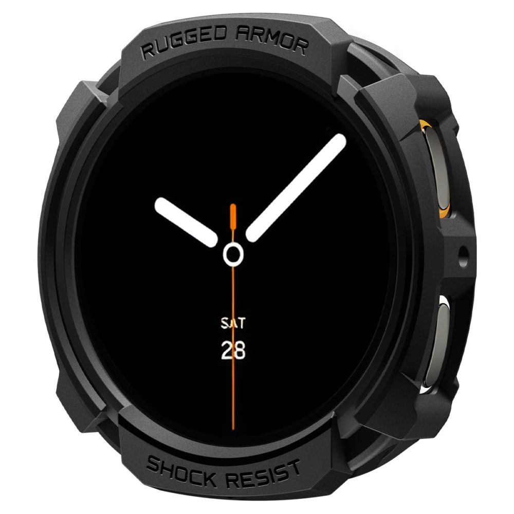 Spigen Spigen Galaxy Watch 8 44 mm Skal Rugged Armor Matt Svart - Teknikhallen.se