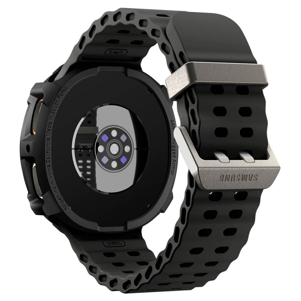 Spigen Spigen Galaxy Watch 8 44 mm Skal Rugged Armor Matt Svart - Teknikhallen.se