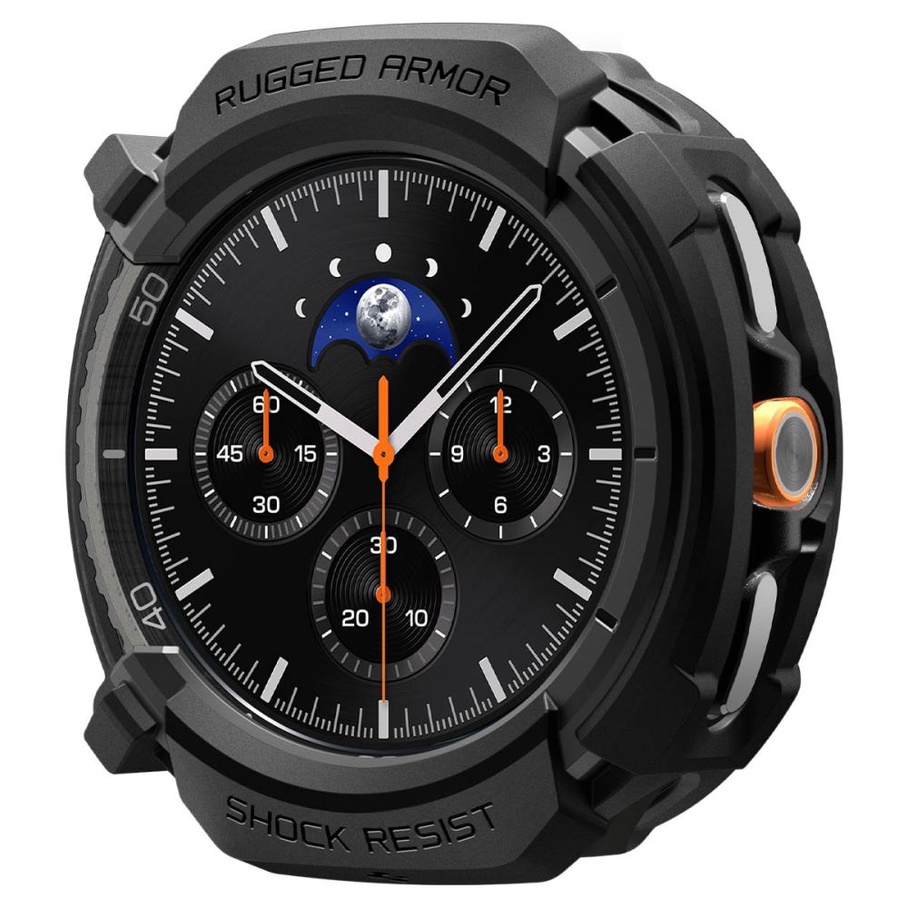 Spigen Spigen Galaxy Watch 8 46 mm Skal Rugged Armor Matt Svart - Teknikhallen.se