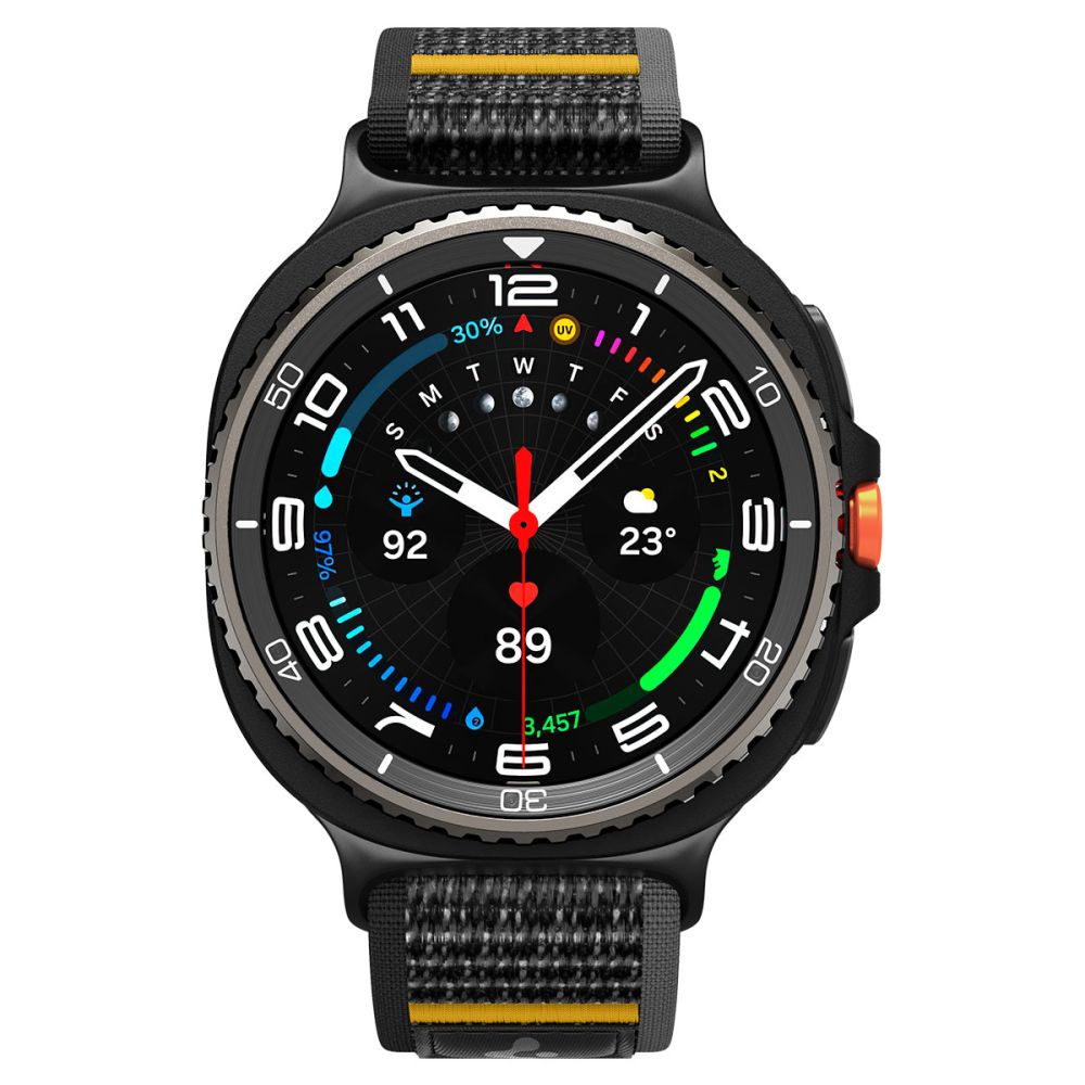 Spigen Spigen Galaxy Watch 8 46/44/40 mm Klockarmband Athlex Air Svart - Teknikhallen.se
