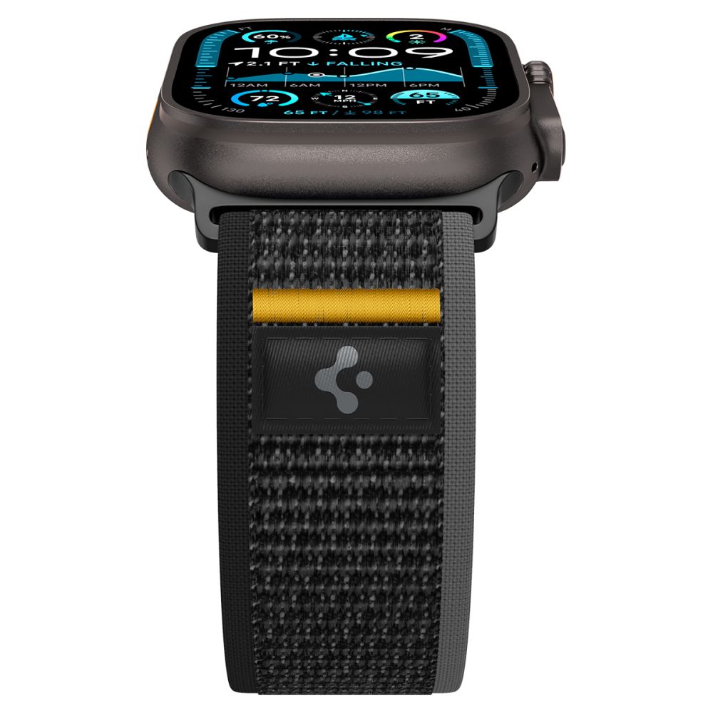 Spigen Spigen Apple Watch 42/44/45/46/49 mm Armband Athlex Air Svart - Teknikhallen.se