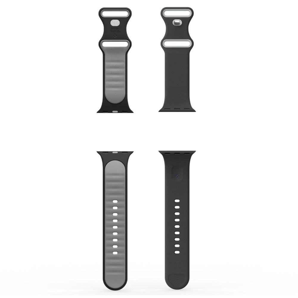 Spigen Spigen Apple Watch 42/44/45/46/49 mm Armband Nano Pop Black Sesame - Teknikhallen.se