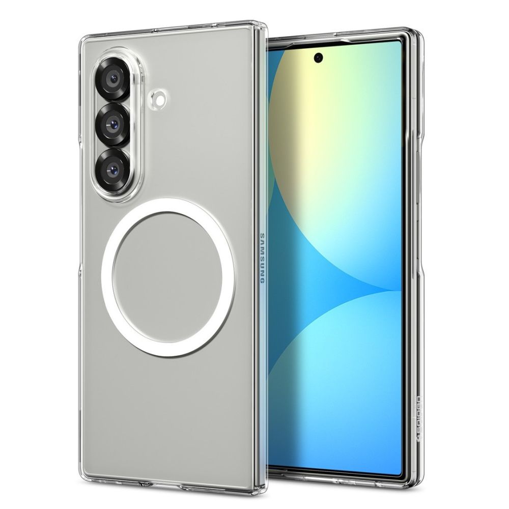 Spigen Spigen Samsung Galaxy Z Fold 7 Skal MagSafe AirSkin Crystal Clear - Teknikhallen.se