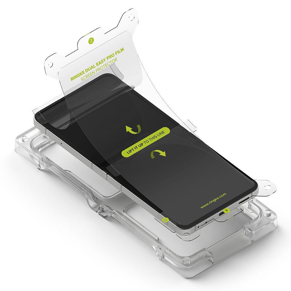 Ringke Ringke Samsung Galaxy Z Flip 7 2-PACK Skärmskydd DualEasy - Teknikhallen.se