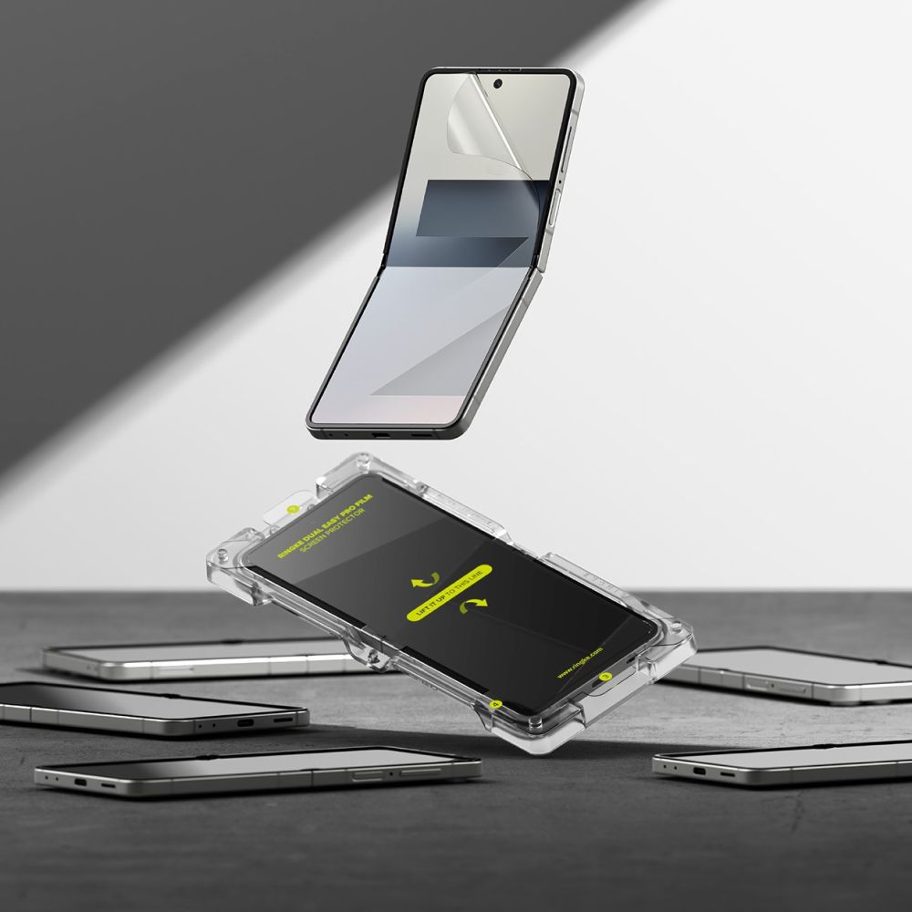 Ringke Ringke Samsung Galaxy Z Flip 7 2-PACK Skärmskydd DualEasy - Teknikhallen.se