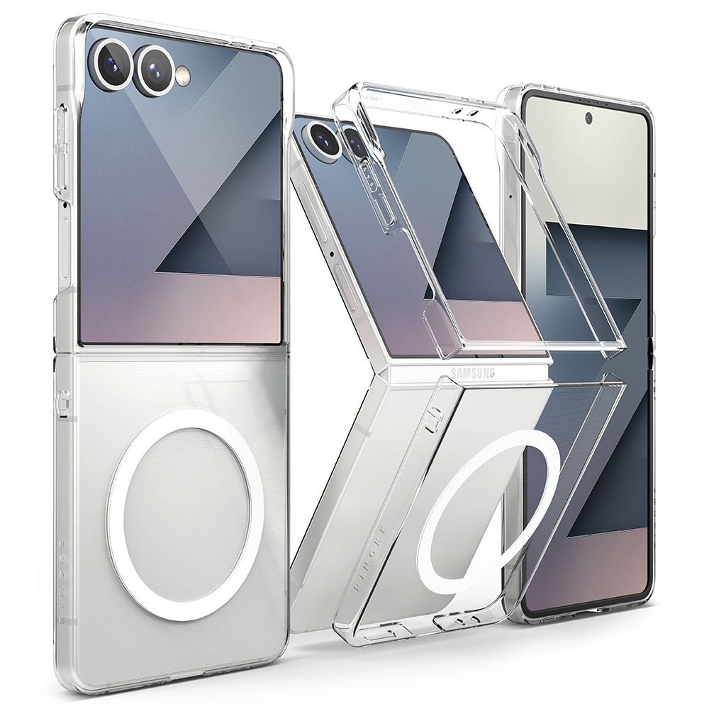 Ringke Ringke Samsung Galaxy Z Flip 7 Skal MagSafe Slim Transparent - Teknikhallen.se