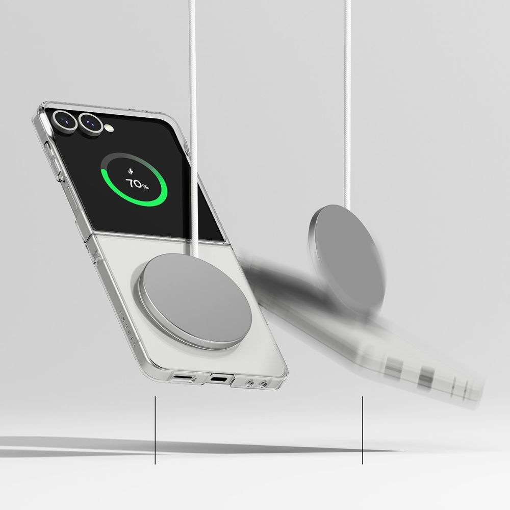 Ringke Ringke Samsung Galaxy Z Flip 7 Skal MagSafe Slim Transparent - Teknikhallen.se