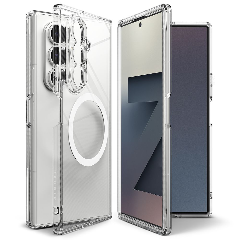 Ringke Ringke Samsung Galaxy Z Fold 7 Skal MagSafe Fusion Transparent - Teknikhallen.se