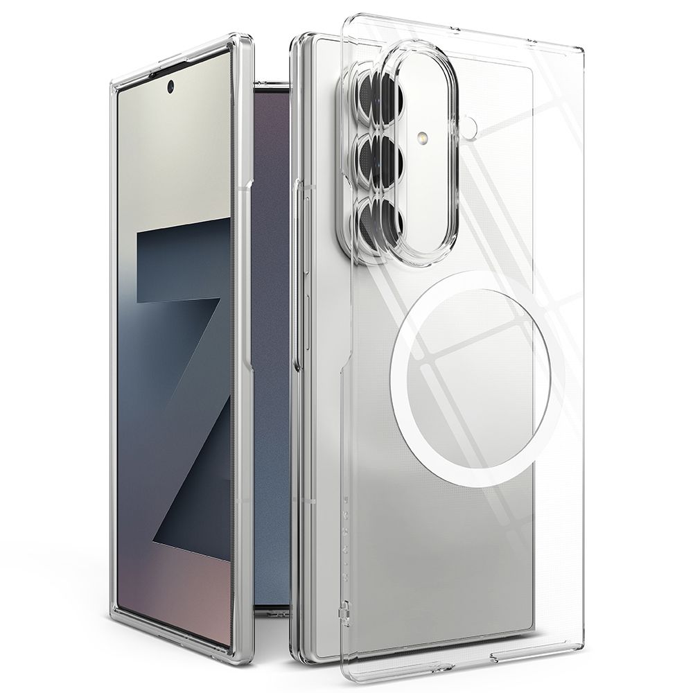 Ringke Ringke Samsung Galaxy Z Fold 7 Skal MagSafe Slim Transparent - Teknikhallen.se