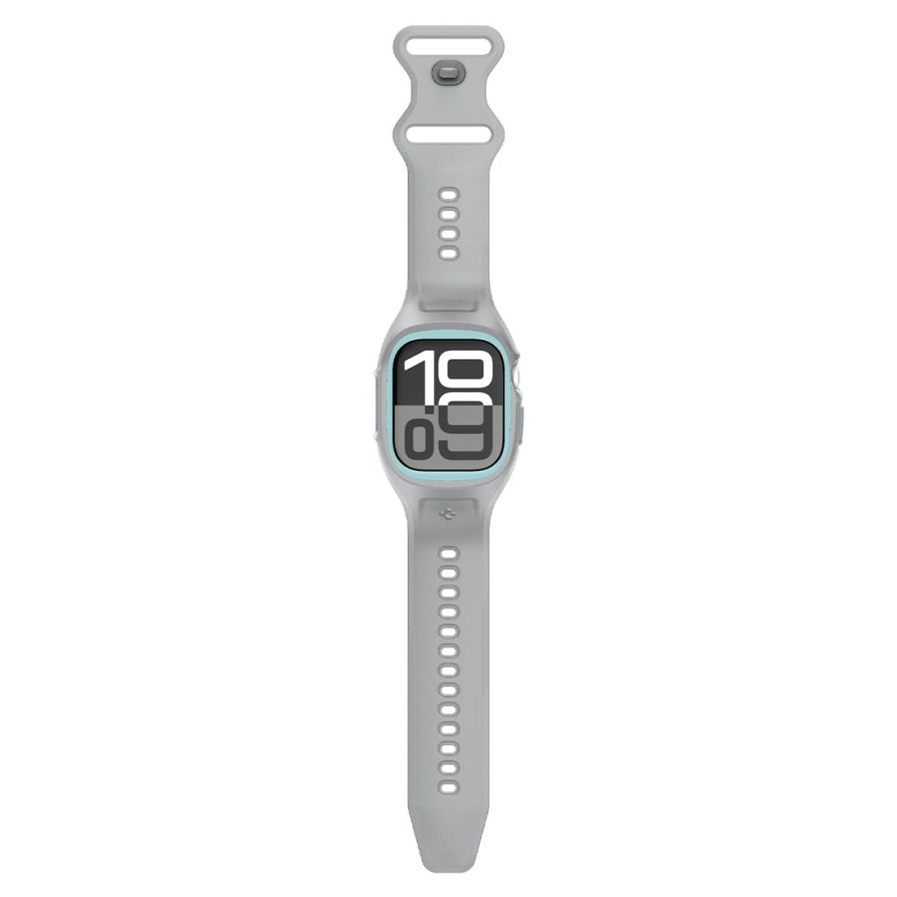 Spigen Spigen Apple Watch 11 / 10 46 mm Skal / Armband Liquid Air Pro Grå - Teknikhallen.se