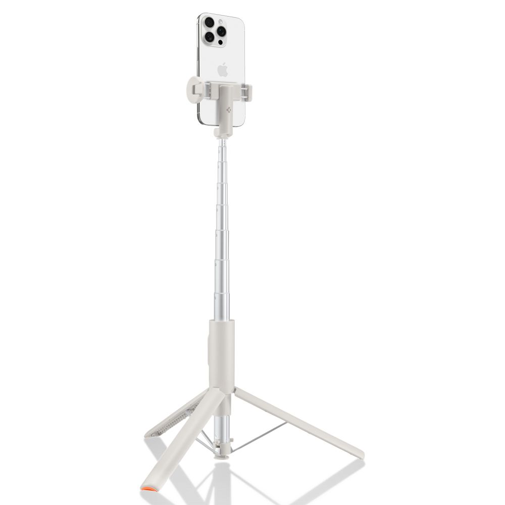 Spigen Spigen 146 cm Bluetooth Selfie Tripod Dune Beige - Teknikhallen.se