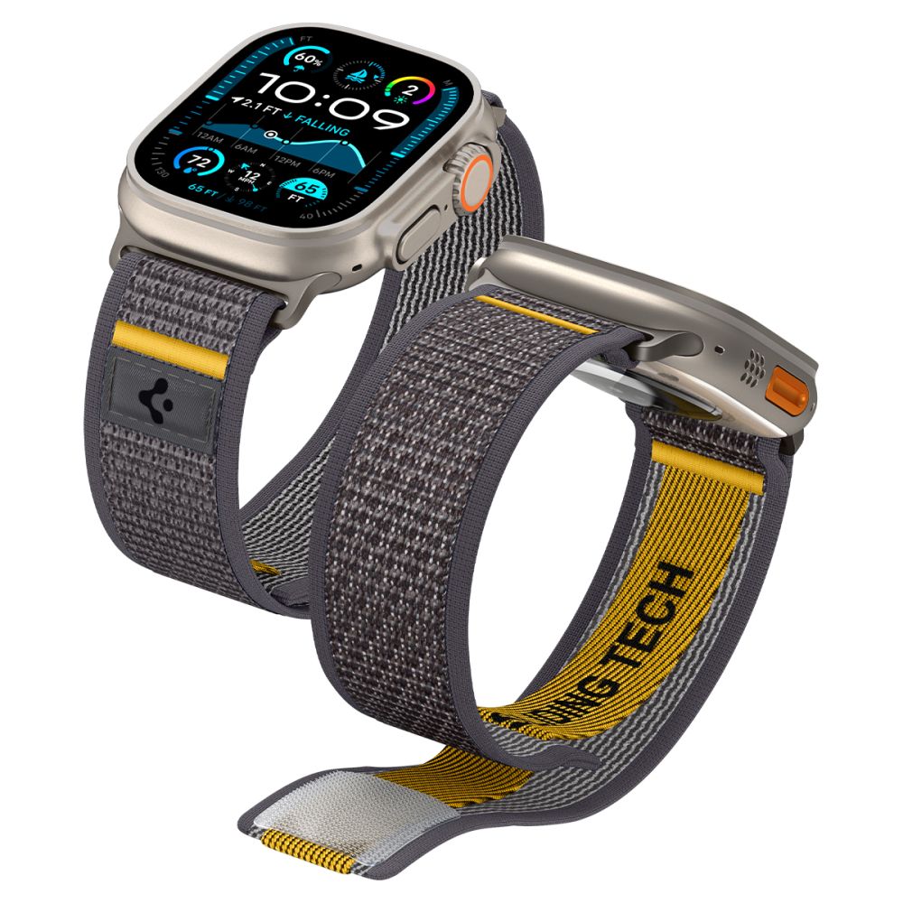 Spigen Spigen Apple Watch 42/44/45/46/49 mm Armband Athlex Air Grey - Teknikhallen.se