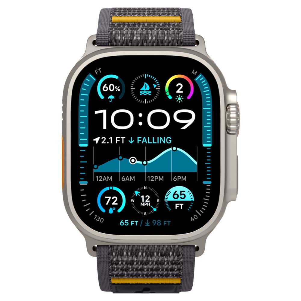 Spigen Spigen Apple Watch 42/44/45/46/49 mm Armband Athlex Air Grey - Teknikhallen.se