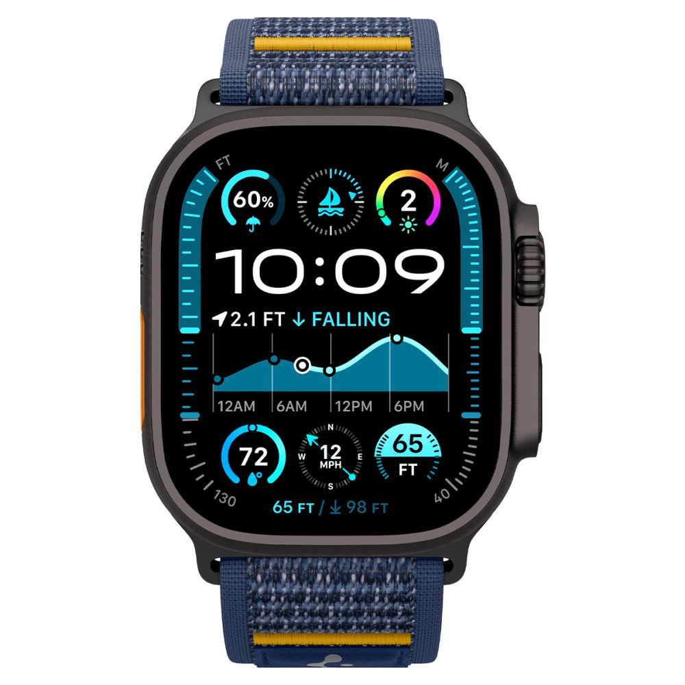 Spigen Spigen Apple Watch 42/44/45/46/49 mm Armband Athlex Air Navy - Teknikhallen.se