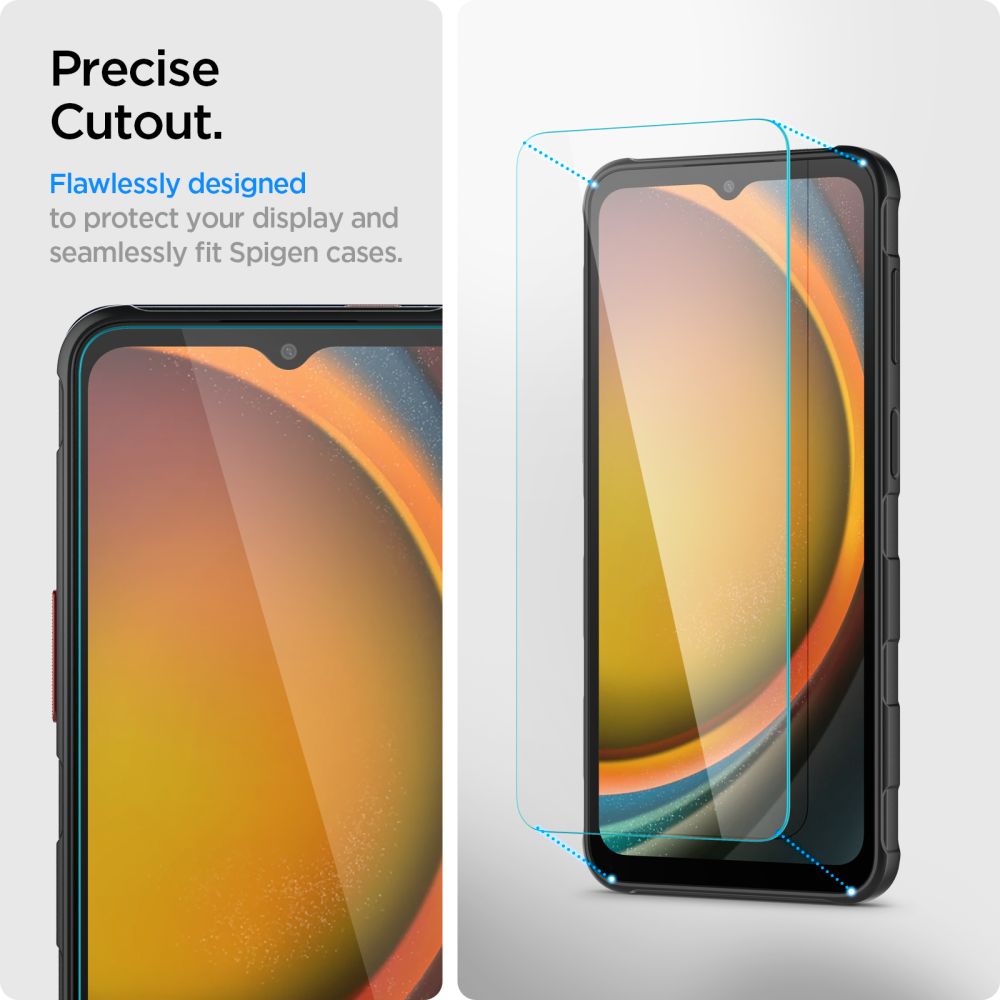 Spigen Spigen Galaxy Xcover 7 / 7 Pro 2-PACK Skärmskydd GLAS.tR Slim - Teknikhallen.se