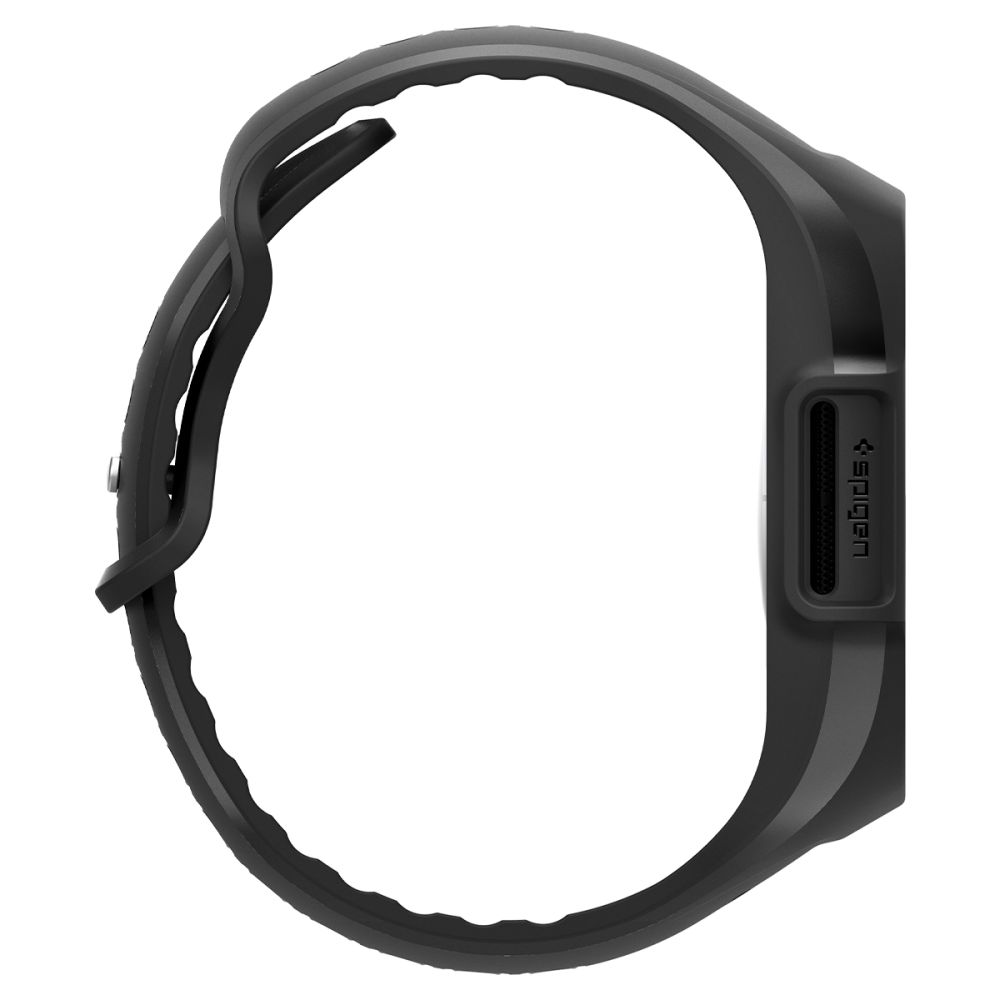 Spigen Spigen Apple Watch 11 / 10 46 mm Skal/Armband Liquid Air Matt Svart - Teknikhallen.se
