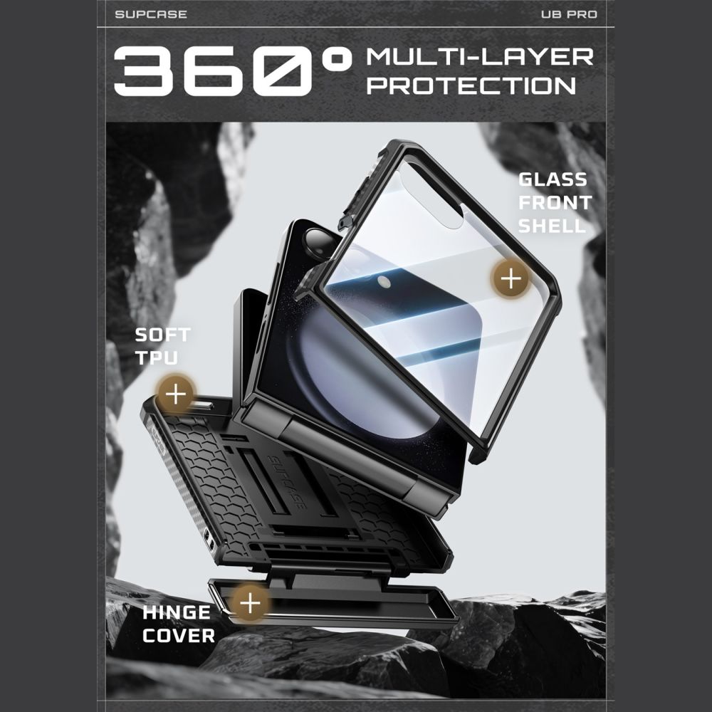 Supcase Supcase Samsung Galaxy Z Flip 7 Skal Unicorn Beetle Pro Svart - Teknikhallen.se