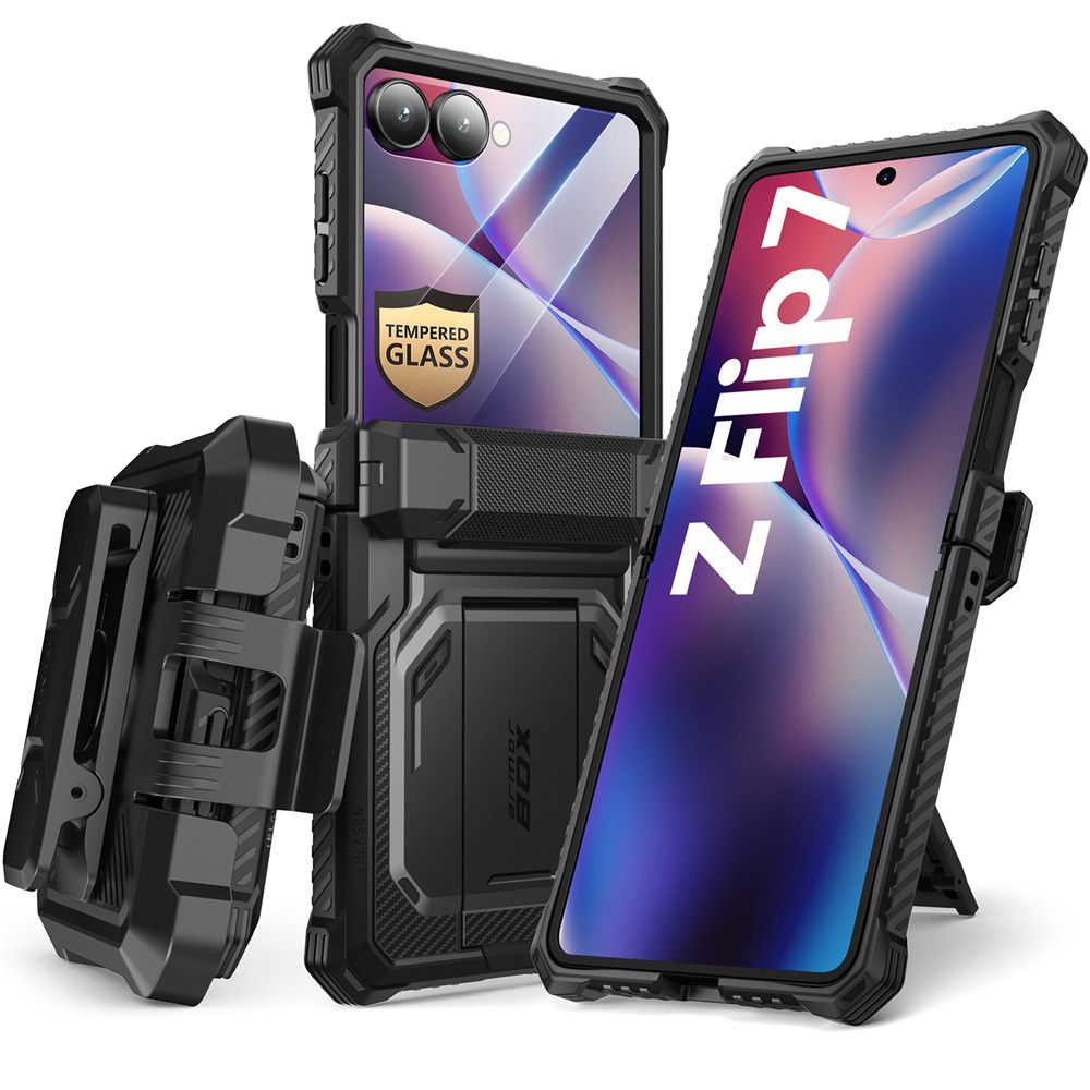 Supcase Supcase Samsung Galaxy Z Flip 7 Skal Iblsn ArmorBox Svart - Teknikhallen.se
