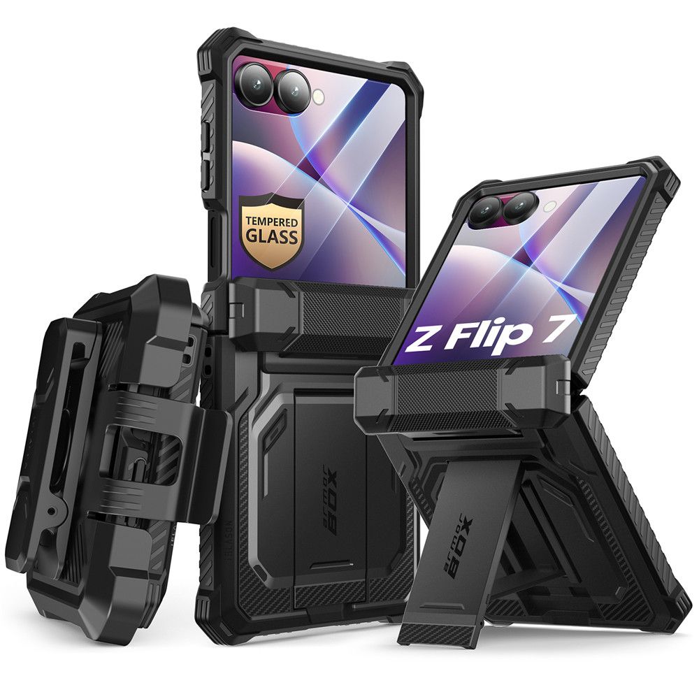 Supcase Supcase Samsung Galaxy Z Flip 7 Skal Iblsn ArmorBox Svart - Teknikhallen.se