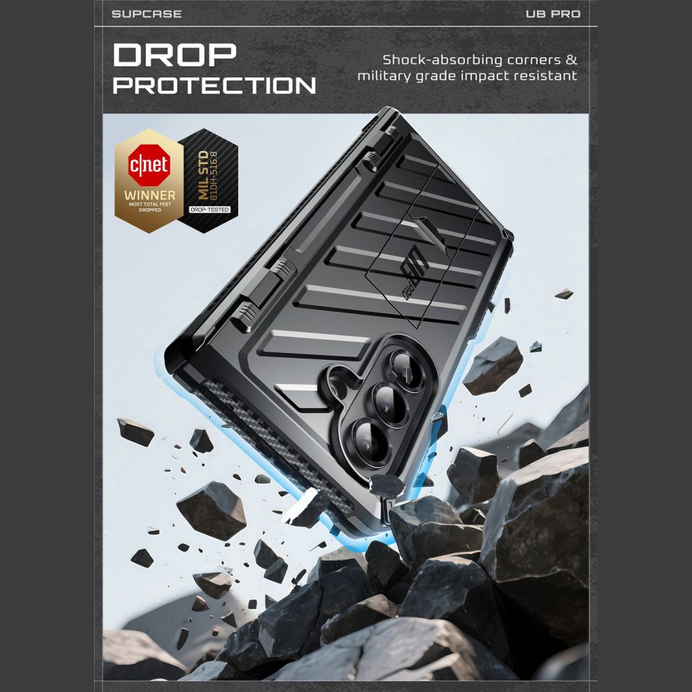 Supcase Supcase Samsung Galaxy Z Fold 7 Skal Unicorn Beetle Pro Svart - Teknikhallen.se