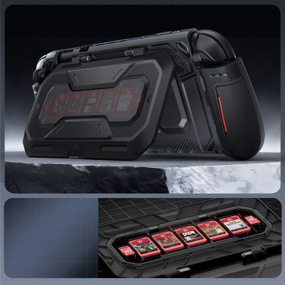 Supcase Supcase Nintendo Switch 2 Skal Titan Svart - Teknikhallen.se