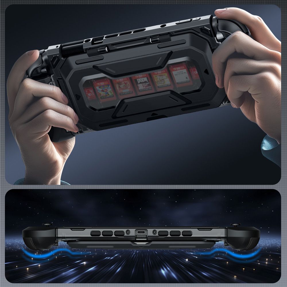 Supcase Supcase Nintendo Switch 2 Skal Titan Svart - Teknikhallen.se