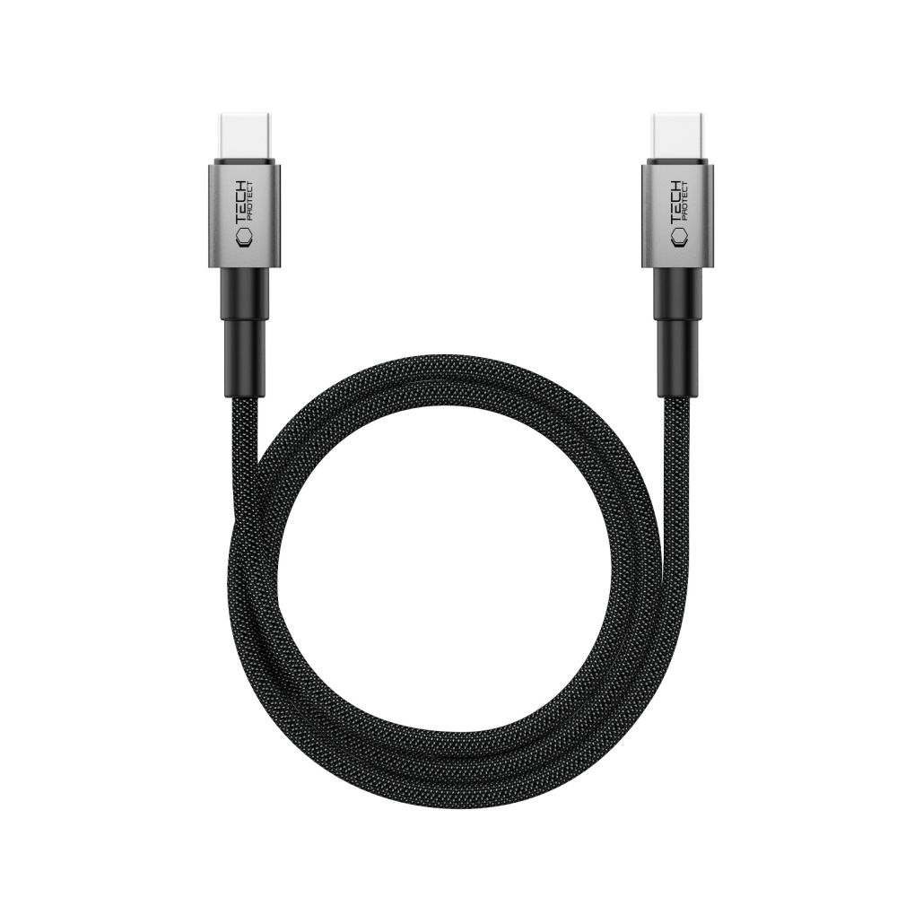 Tech-Protect Tech-Protect 2m 100W/5A PD USB-C-USB-C Kabel UltraBoost MagTwist - Teknikhallen.se