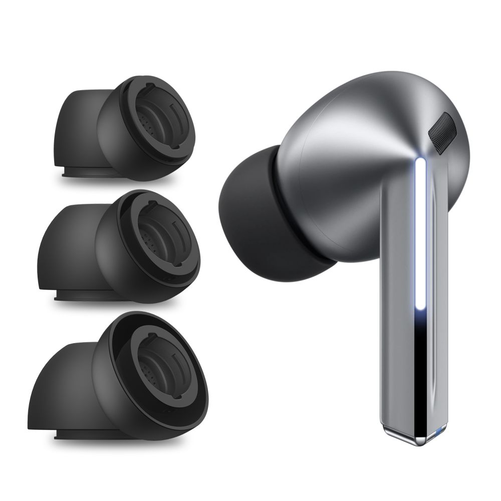 Tech-Protect Tech-Protect Galaxy Buds 3 Pro 3-PACK Öronpluggar Grå - Teknikhallen.se