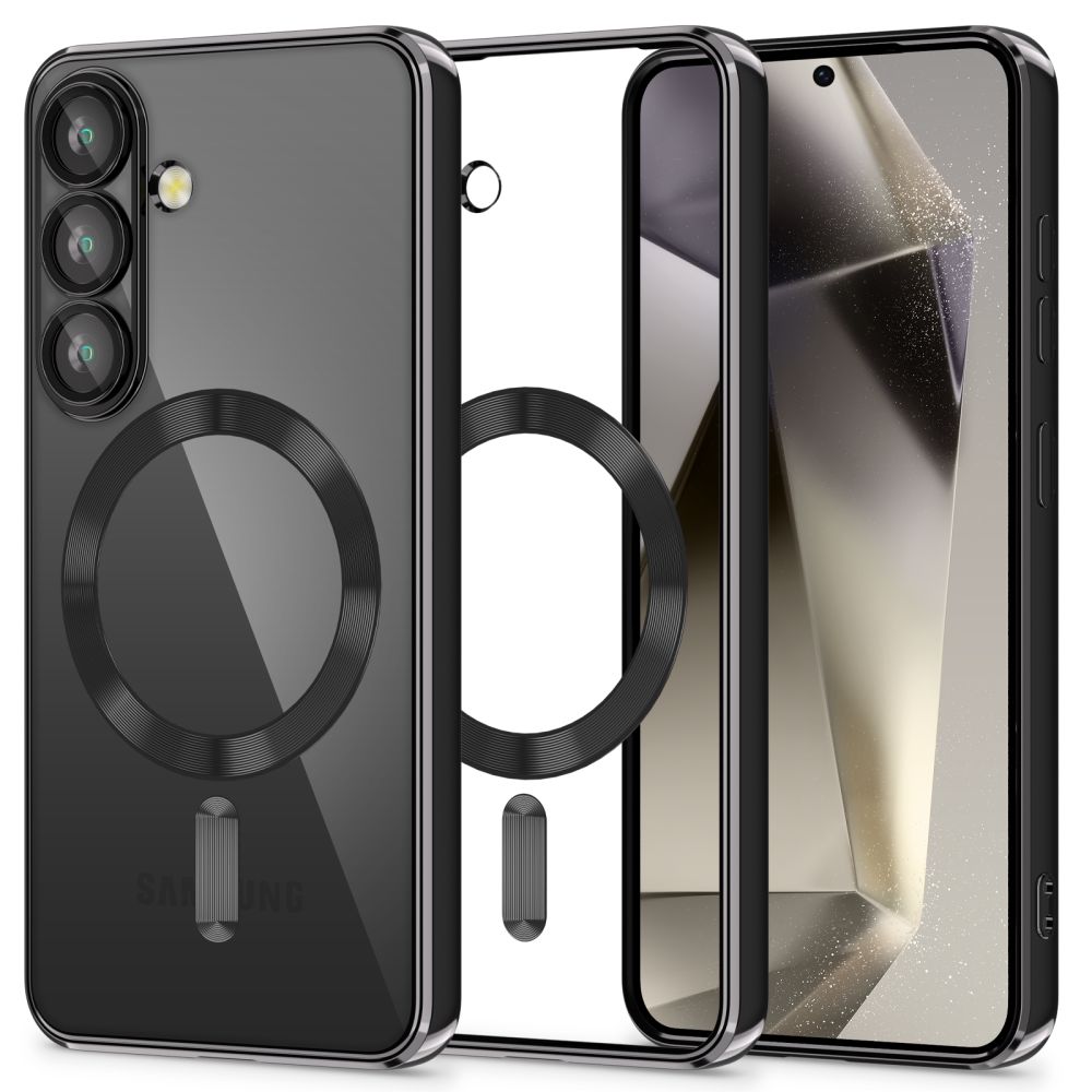 Tech-Protect Tech-Protect Samsung Galaxy S25 FE Skal MagSafe MagFlex Svart - Teknikhallen.se